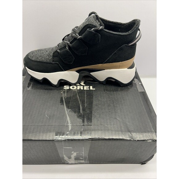 Sorel Kinetic Impact Caribou WP Boots Womens Sz 7 Lace Sneaker Boot NEW in Box - Picture 1 of 10